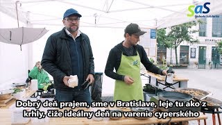 Národné jedlo Cypru  Grilovaný halloumi  Recept [upl. by Atnuahs]