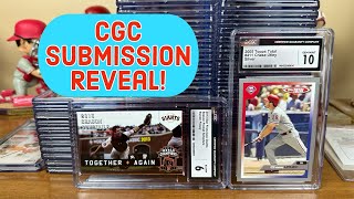 76 Card CGC Sports Card Grading Submission Reveal [upl. by Akanke]