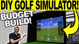 Home Golf Simulator  SEE MY NEW AFFORDABLE DIY SETUP 2024 Updates Mevo amp SkyTrak Demo [upl. by Sirah738]