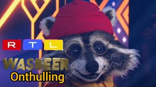 de wasbeer  onthulling  the masked singer nederlamd seizoen 6 [upl. by Illene108]