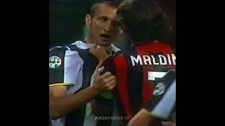 When Maldini taught a lesson to Chiellini • Maldini vs Chiellini maldini football shorts [upl. by Hanshaw]