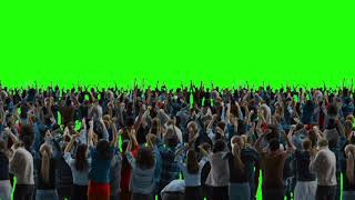 green screen crowd cheering [upl. by Eseuqram429]