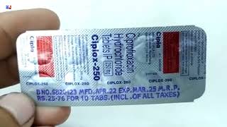 Ciplox 250 Tablet  Ciprofloxacin Hydrochloride Tablets ip 250mg Uses  Ciplox 250mg Tablet uses [upl. by David469]