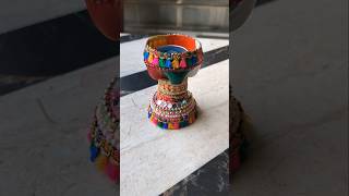 Khali bottle se dewali ka liya tealight candle holderDiwalishortsviral treanding [upl. by Auqkinahs]