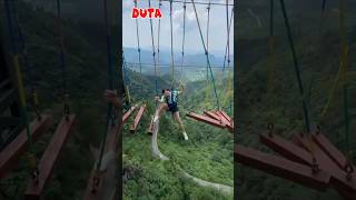 สะพานลอยฟ้ารอบละ 1000💲shorts shortvideo fyp DUTA funny themepark memes viralvideo fall [upl. by Ainel872]