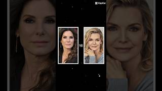 Sandra Bullock OR Michelle Pfeiffer🎭🎬🎥art movie actor shortsfeed cinema viralvideo artist [upl. by Esimorp]