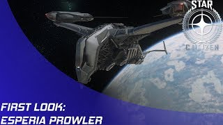 Star Citizen Esperia Prowler  First Look [upl. by Eeramit]