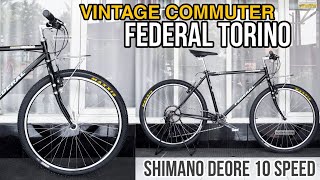 Federal Torino w Shimano Deore 10 Speed 🔥 Vintage Commuter Bike by TusteloBike [upl. by Kristin]