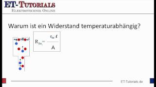 Widerstand und Temperaturflv [upl. by Eekcaj745]