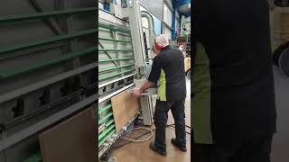 Vertical Panel Saw in Action ⚙️ Compact Wadkin Bursgreen Wall Saw in stock [upl. by Toddy]