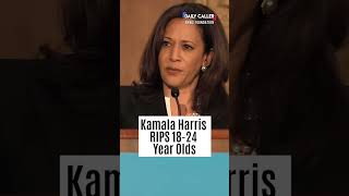 WATCH Kamala Harris Calls 1824 Year Olds Stupid [upl. by Ariamoy]