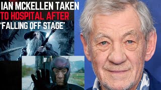 Sir Ian McKellen Hospitalized After Dramatic Fall During West End Play [upl. by Aljan452]