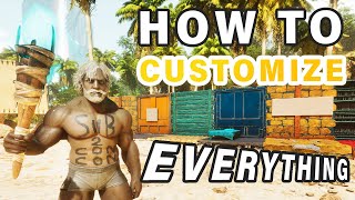 How to Customize and Paint Everything with Dyes ► Ark Survival Ascended [upl. by Russia]