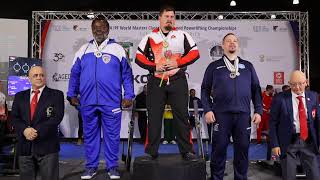 World Masters amp Commonwealth Equipped Powerlifting Men M1 120120kg Open Women 6984kg amp Open M AL [upl. by Lesko26]