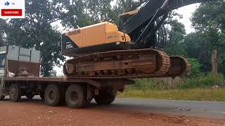 HYUNDAI 215 L REVEALED🇮🇳🌹Poklen EXCAVATOR in Action Loading Tailor Materialexcavatortruck [upl. by Colene389]