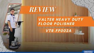 REVIEW LENGKAP VALTER HEAVY DUTY FLOOR POLISHER TIPE VTRFP002A LOW SPEED [upl. by Runstadler]