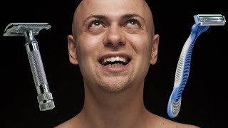 HEAD SHAVING  CARTRIDGE RAZOR VS SAFETY RAZOR  Which should you use [upl. by Alywt]