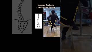 Simple Scoliosis Correction Exercise Lower Back [upl. by Eecal]