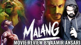 MALANG MOVIE REVIEW  HINDI  INDIA  ADITYA ROY KAPOOR  DISHA  ANIL KAPOOR  KUNAL KEMMU [upl. by Nahamas739]