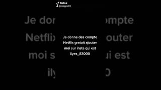 Générateur de compte netflix [upl. by Ariait]