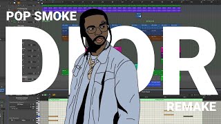 How quotDIORquot was made by Pop Smoke IAMM Remake [upl. by Ettenawtna]