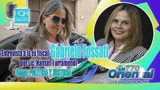 Entrevista a la ex fiscal Gabriela Fossati PARTE 3 [upl. by Celeski]