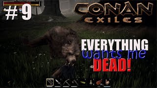 EVERYTHING wants me DEAD  Conan Exiles Solo Play  Season 1  9 [upl. by Aihsit819]