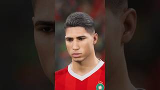 🇲🇦 players face Graphics Details on efootball 🤯 Insane details soccer hakimi mbappé fc25 ps5 [upl. by Aiouqahs]