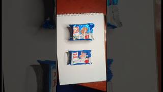 Milk Bikis biscuit realistic drawing ❤️milkbikis biscuit realistic drawing treanding viral [upl. by Vita]