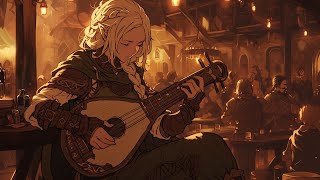 Relaxing Medieval Music  BardTavern Ambience Fantasy Celtic Music Sleeping Tavern BGM [upl. by Okin]