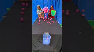 Aunty Vs Mom Ping Pong Ball Roll Challange games shorts [upl. by Anissa]