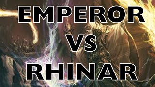 Rhinar Vs Emperor Blitz Gameplay [upl. by Weisler]