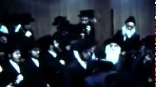 Hrhquotk Tosher Rebbe Shlita dance Mitzva Tantz in 1968 [upl. by Nylsor]