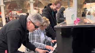 Unexpected Trio Jam At The Station Piano [upl. by O'Callaghan]