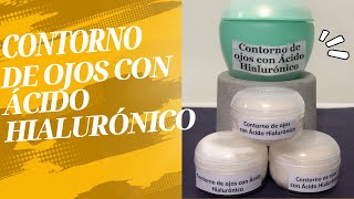 Crema Contorno de Ojos para Bolsas Ojeras y lineas finas [upl. by Naenaj]