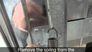 How to change a door spring on a dishwasher Ariston Hotpoint Indesit [upl. by Caty]