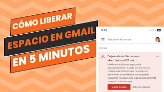 como LIBERAR ESPACIO en GMAIL en 5 MINUTOS [upl. by Slaughter]