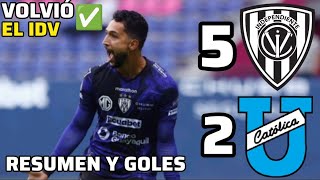 INDEPENDIENTE DEL VALLE 5 VS CATOLICA 2  RESUMEN Y GOLES LIGA PRO 2024  VOLVIO EL IDV like [upl. by Annalise]