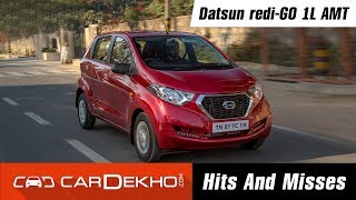 Datsun RediGo 1L AMT  Hits amp Misses  CarDekho [upl. by Swartz]