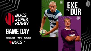 Exeter vs Durham  LIVE BUCS Super Rugby [upl. by Allertse221]