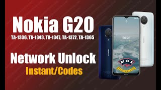 Nokia G20 TA1336 Network Unlock Proof 1 nokia [upl. by Atinaujnas]