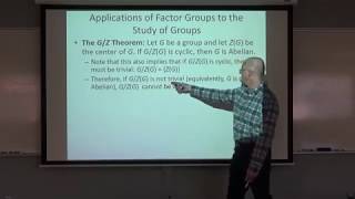 Abst Alg 20 Prove GZ Theorem GZG isomorphic to InnG Cauchys Thm Intro Group Homomorphisms [upl. by Aurie]