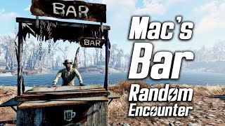 Fallout 4  Macs Bar Random Encounter  All Dialogue Options [upl. by Alcock120]