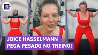 Joice Hasselmann mostra treino pesado e recebe elogios Bumbum perfeito [upl. by Enitselec771]