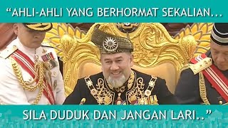 “Sila Duduk Dan Jangan Lari“  Yang diPertuan Agong  Sultan Muhammad V [upl. by Qifahs]