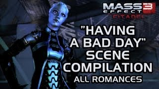 Mass Effect 3 Citadel DLC Drunk Tali compilation [upl. by Erl]