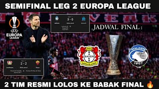 Hasil Semifinal Leg 2 Europa League 2024  Leverkusen vs As Roma  Jadwal Final Europa League 2024 [upl. by Wendt]