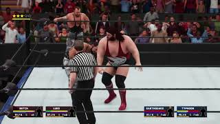 WWF Classics  Bushwhackers Vs The Natural Disasters WWE2K18 PS4 [upl. by Arodasi]