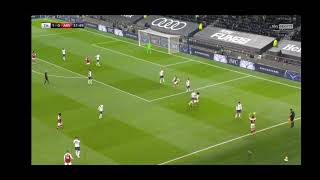 BELLERIN FOUL THROW VS TOTTENHAM ARSENAL 0 2 TOTTENHAM hector bellerin vs spurs [upl. by Eldnek]