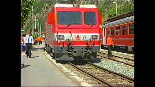 Vintage VHS Swiss Rail Journeys The New Glacier Express [upl. by Aeila]